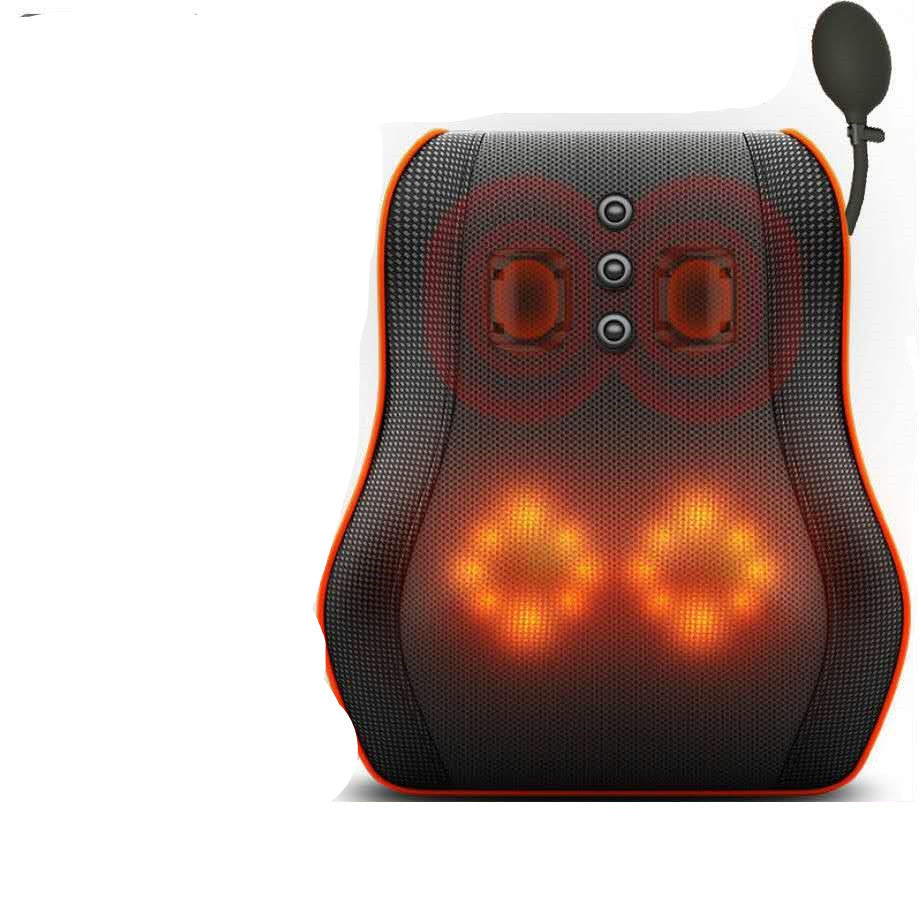 Electric back massager pillow